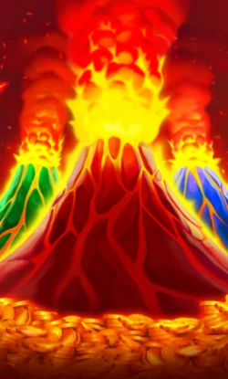 3 Coin Volcanoes slot game